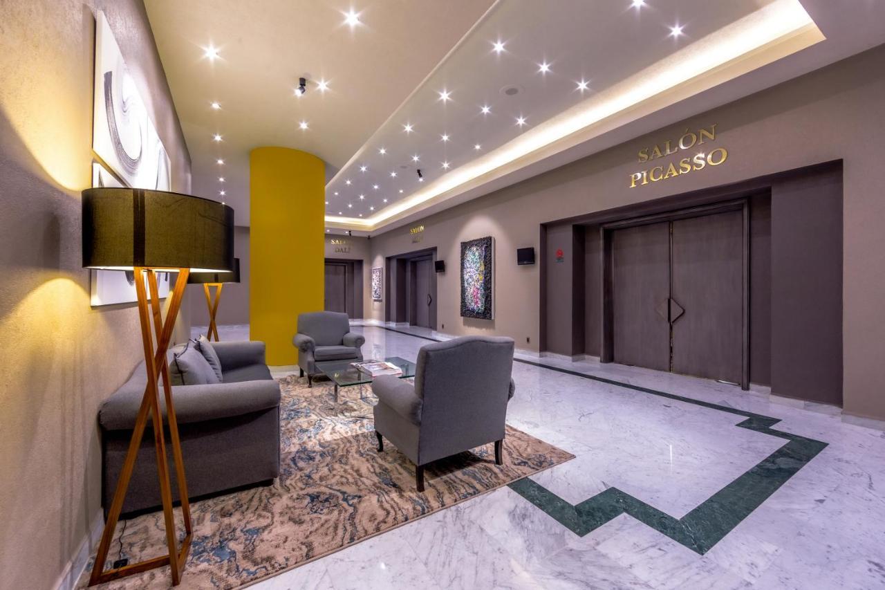 La Joya Pachuca Hotel Bagian luar foto The lobby of the hotel