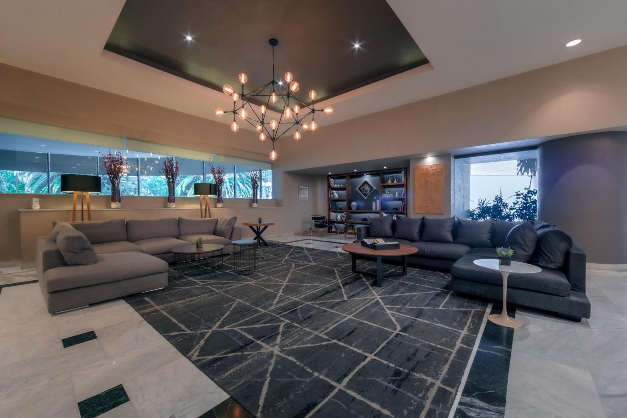 La Joya Pachuca Hotel Bagian luar foto The interior of the hotel