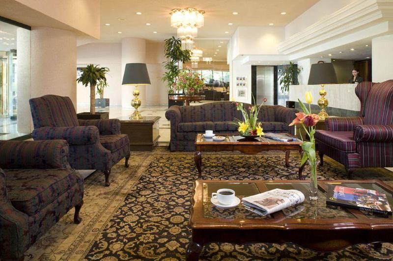 La Joya Pachuca Hotel Bagian luar foto The lobby of the hotel